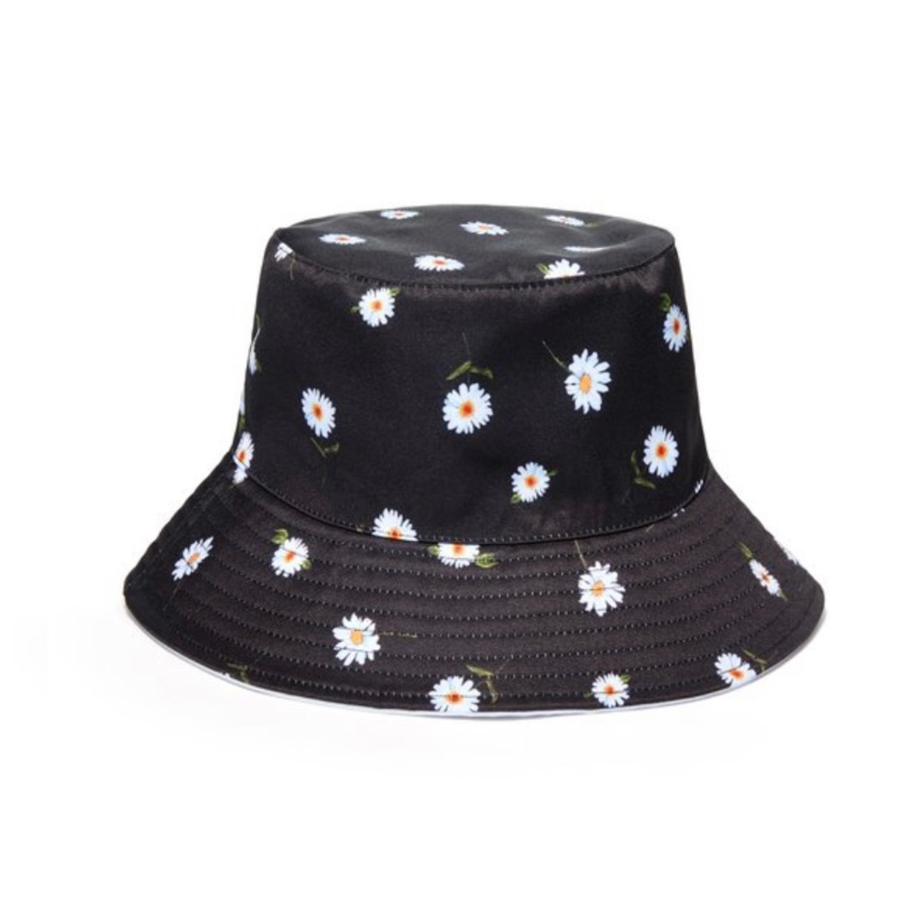 ALICE + OLIVIA- REVERSIBLE BUCKET HAT